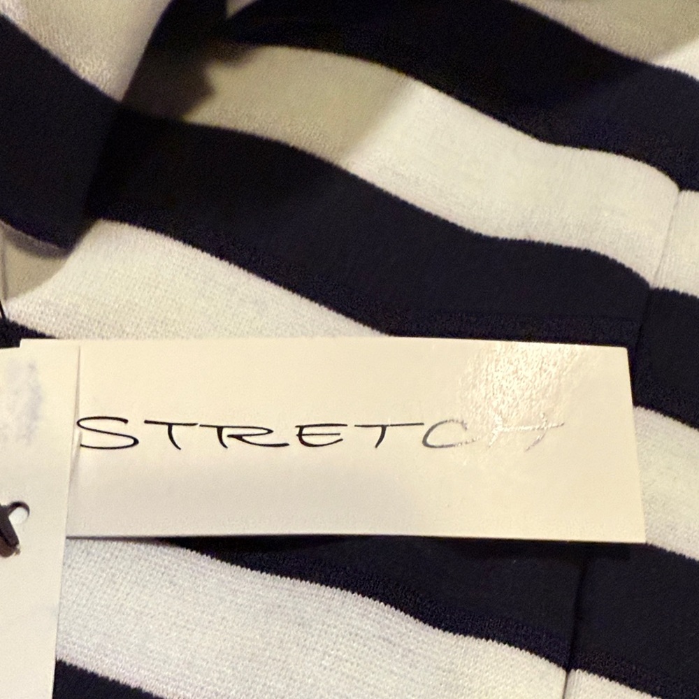 Amanda & Chelsea Navy and White Striped Blazer - Picture 11 of 11